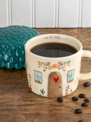 Lidded Mug – Cottage