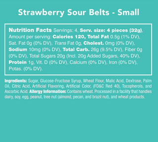 Strawberry Sour Belts