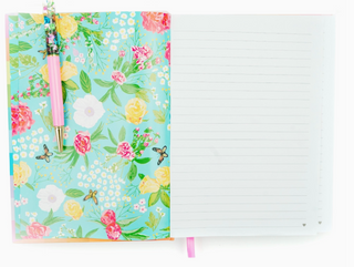 Hardcover Notebook - "Darling..." - Colorful Gingham