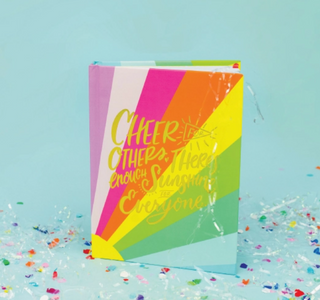 Hardcover Notebook - "Cheer For Others..." - Sun Rays