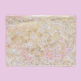 Placemat / Desk Pad - Pearl + Gold Confetti