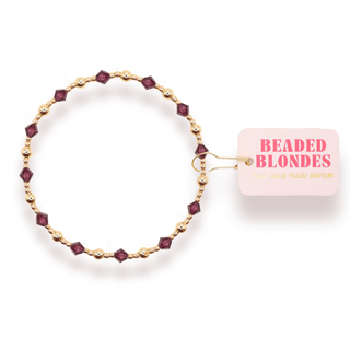 Plum Purple June Bracelet