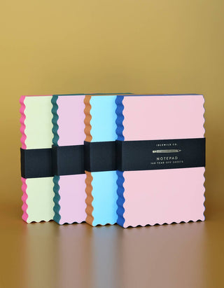 Mini Wave Shaped Notepads