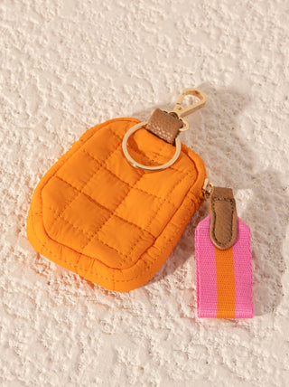 Ezra Clip-On Pouch – Quilted Nylon Mini Bag