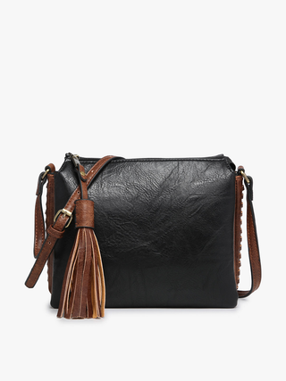Sabrina 2 Tone Crossbody w/ 3 Compartments