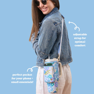 Tumbler Sling – Hands-Free Convenience with Style - 11 Patterns