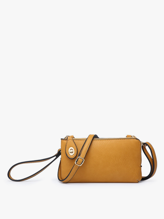 Kendall Crossbody/Wristlet w/ Twist Lock Closure
