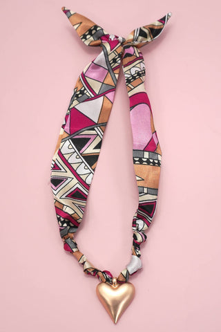 Handmade Scarf Charm Necklaces