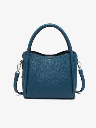 Ruby 3-Compartment Satchel – Dual Handles + Crossbody Strap