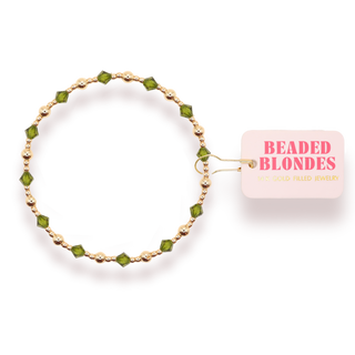 Olive Green June Bracelet