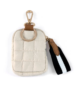 Ezra Clip-On Pouch – Quilted Nylon Mini Bag