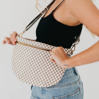 Westlyn Woven Bum Bag – Vegan Leather Crossbody in Multiple Styles