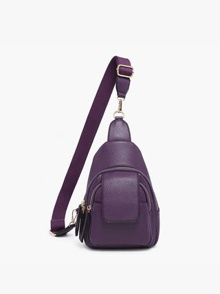 Sophia Sling Bag w/ Flapover Pocket