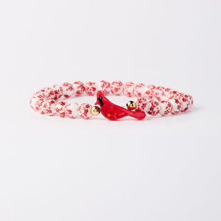 Holy Water Porcelain Red Cardinal Bracelet