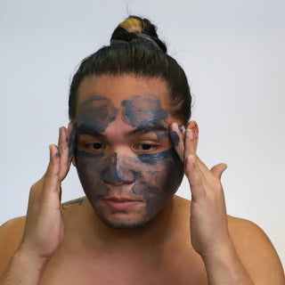 Charcoal + Mint + Aloe Face Scrub & Mask – Detox, Soothe, Refresh