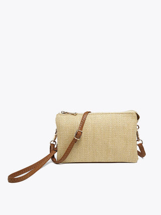 Riley Micro Straw Crossbody/Wristlet Combo