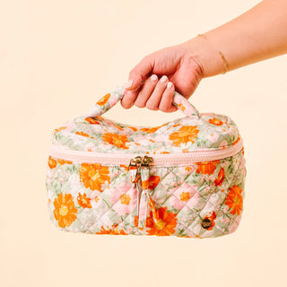 Glam & Go Quilted Cosmetic Bag