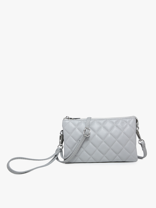 Riley Vegan Quilted Crossbody/Wristlet Combo