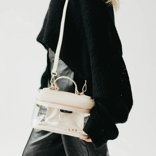 Carissa Clear Crossbody – Black, Brown, or Cream | 3 Sisters Collection