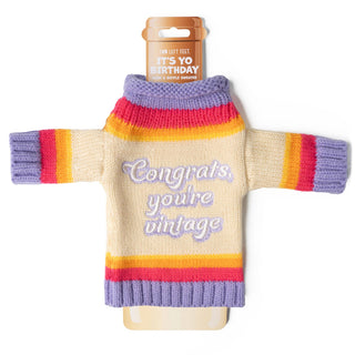 TLF It's Yo Birthday Wine & Bottle Sweater