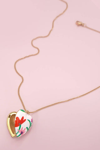 18K Gold-Dipped Stainless Steel Locket – Tarnish-Free Necklace