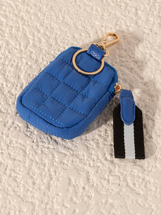 Ezra Clip-On Pouch – Quilted Nylon Mini Bag