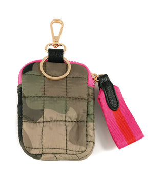 Ezra Clip-On Pouch – Quilted Nylon Mini Bag