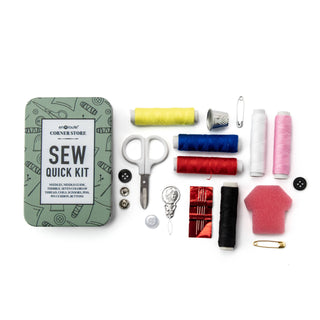 Corner Store Sew Quick Kit – 20 Piece Travel Sewing Tin