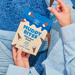 Cookies ’N Cream Muddy Bites Waffle Cone Snacks