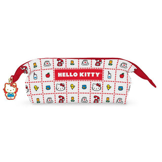 Retro Hello Kitty Mini Loaf Pencil Pouch – Zipper Case with Character Charm – 8.5" x 3.5"