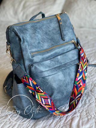 Chloe Convertible Backpack – Brilliant Blue Hip Hippie