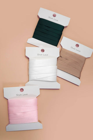 Silk Satin Ribbon Bow Shoe Laces