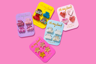 Mini Claw Clips - Colorful Confetti