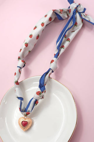 Handmade Scarf Charm Necklaces