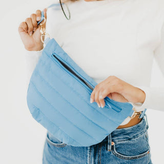 Jolie Puffer Belt Bag – Multiway Quilted Crossbody & Fanny Pack