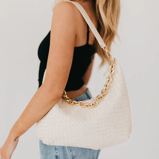 Sienna Slouchy Woven Shoulder Bag