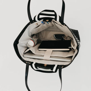 Woven Tiffany Organized Tote Bag