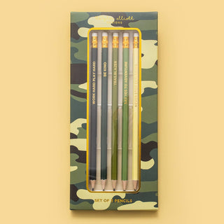 Camo Pencil Set